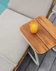 Osaka Outdoor Wooden Side Table - Pedersen + Lennard