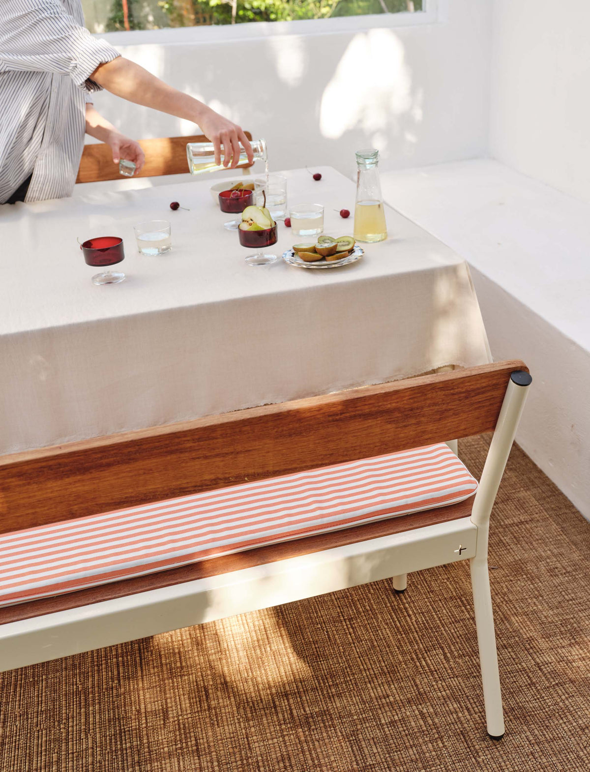 KPA Backed Bench Outdoor