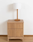 Strata Wooden Bedside Lamp - Pedersen + Lennard