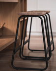 Strata Wooden Barstool - Pedersen + Lennard