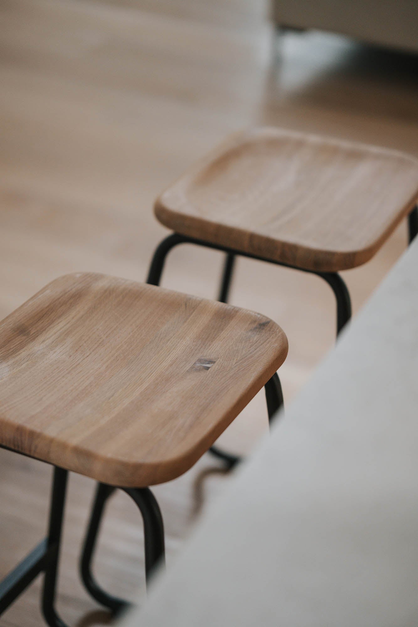 Strata Wooden Barstool - Pedersen + Lennard