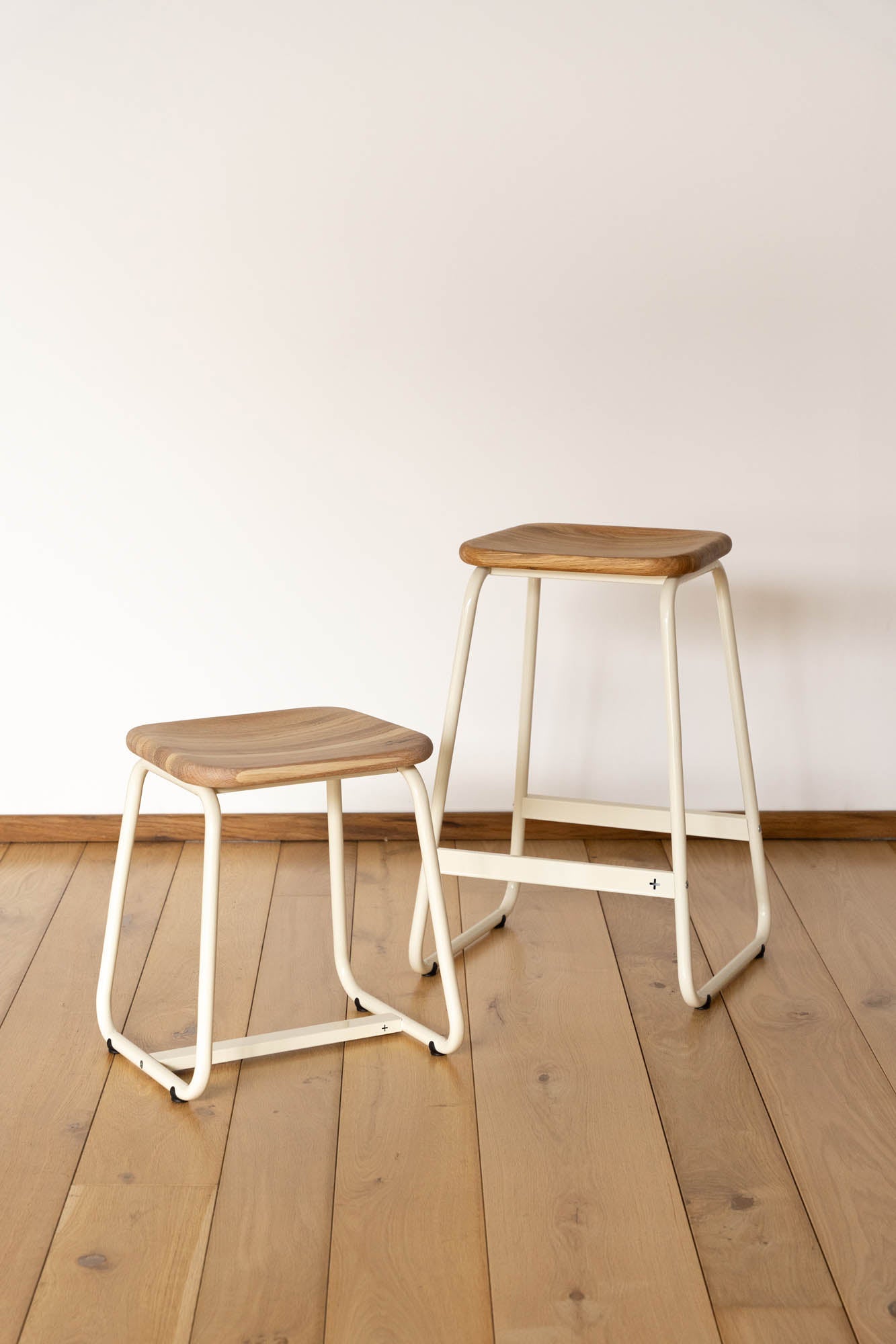 Strata Wooden Barstool and Stool - Pedersen + Lennard