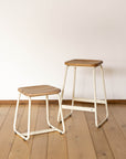 Strata Wooden Barstool and Stool - Pedersen + Lennard