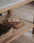 Strata Round Wooden Tray - Pedersen + Lennard