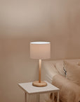 Strata Wooden Bedside Lamp - Pedersen + Lennard