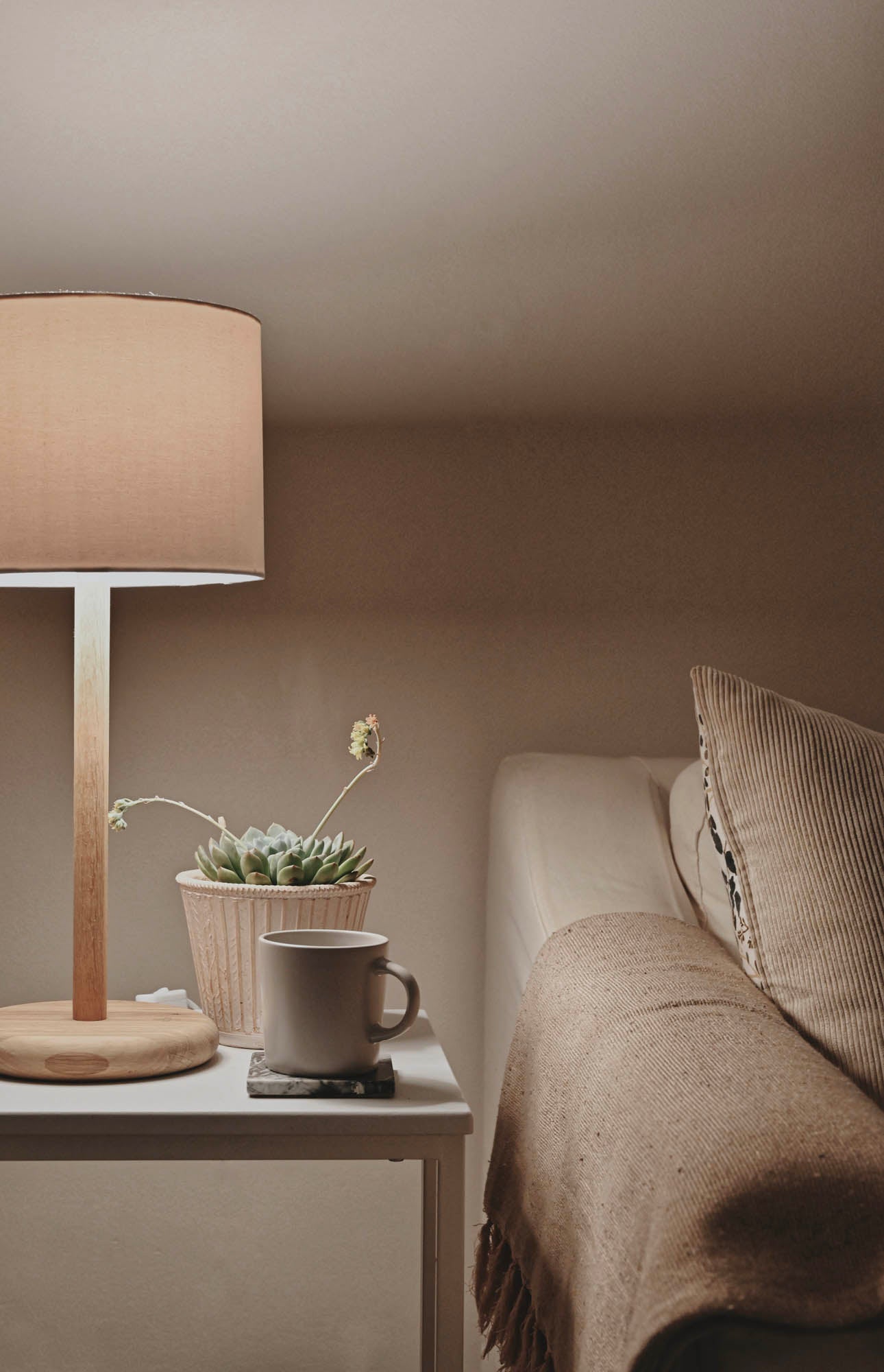 Strata Wooden Bedside Lamp - Pedersen + Lennard