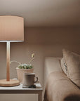 Strata Wooden Bedside Lamp - Pedersen + Lennard