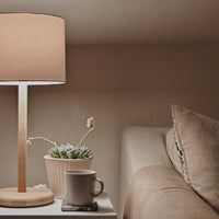 Strata Wooden Bedside Lamp - Pedersen + Lennard