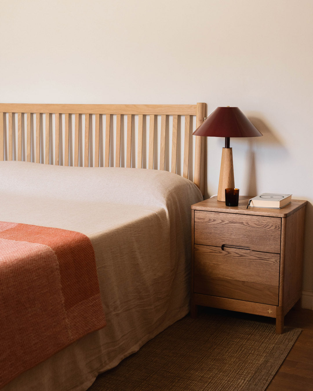 Luxury Solid Wood Bedside Table - Pedersen + Lennard
