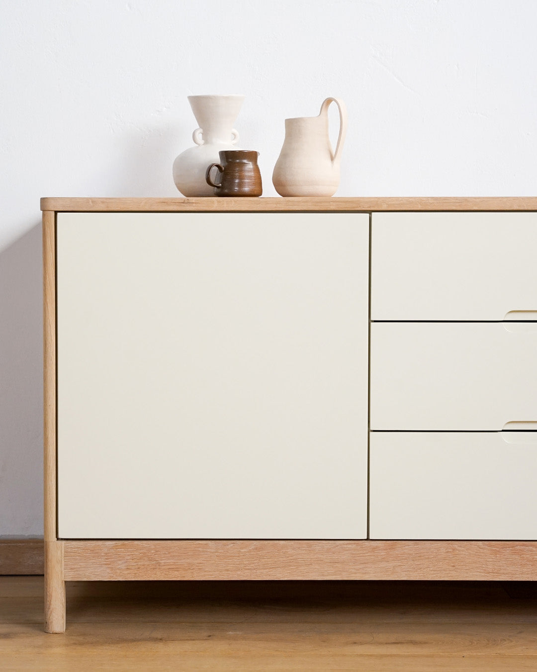 Small, Medium, or Large Solid Wood Media Unit - Pedersen + Lennard