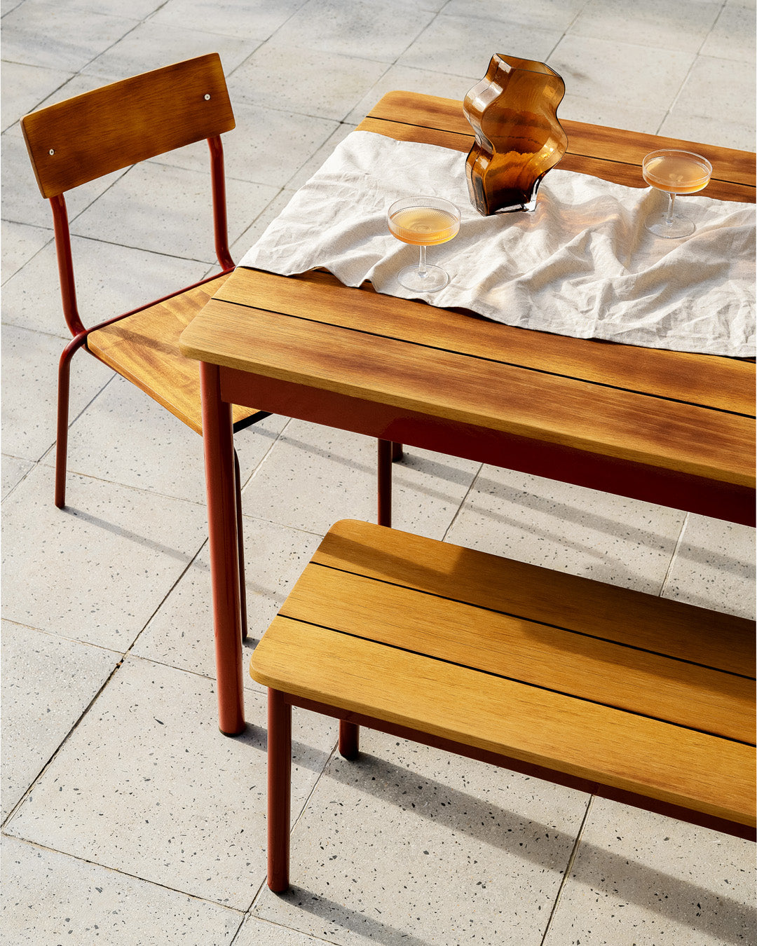 Outdoor Dining Table Available in All Sizes | Iroko - Pedersen + Outdoor Dining Table Available in All Sizes | Iroko - Pedersen +
