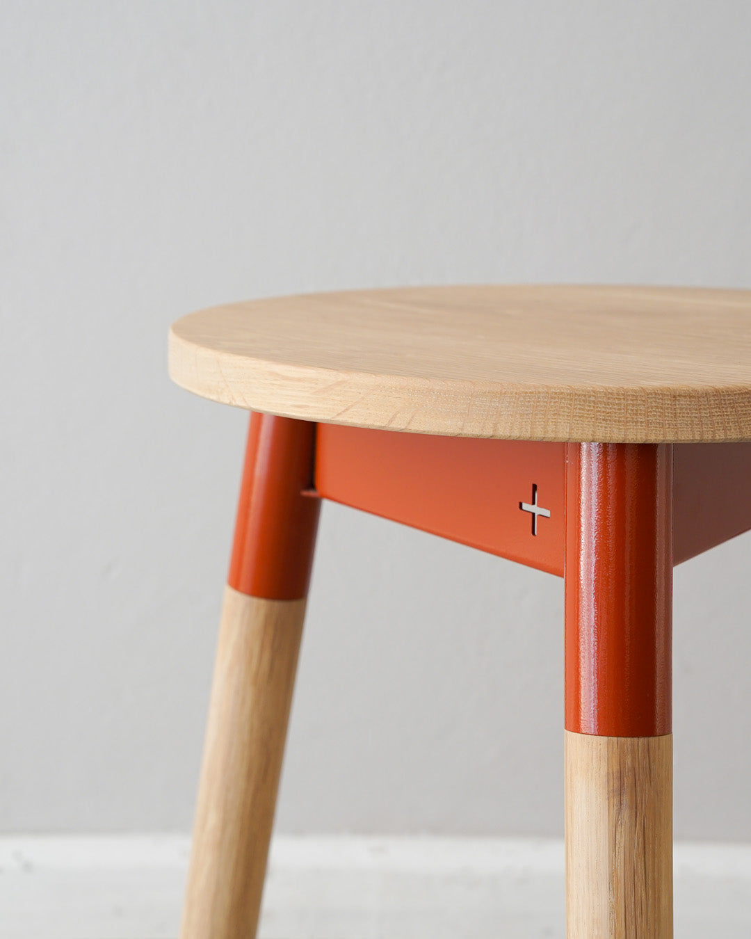 Playful Solid Wood Stool Available in a Variety of Colours