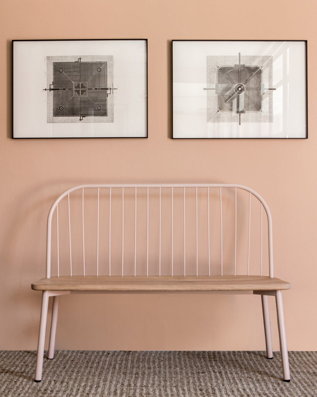 Wood & Steel Indoor Bench | Made in Cape Town - Pedersen + Lennard