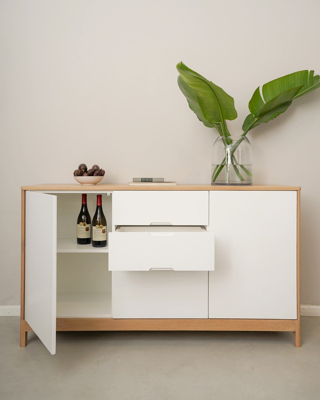 Small, Medium, or Large Solid Wood Media Unit - Pedersen + Lennard