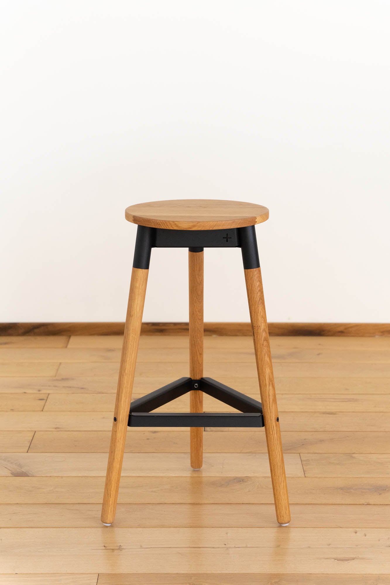 Firenze Round Wooden Barstool - Pedersen + Lennard