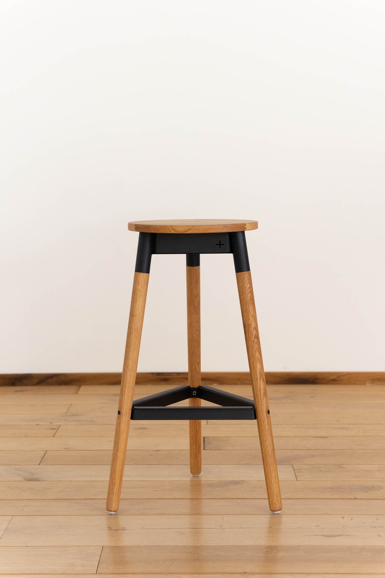 Firenze Round Wooden Barstool - Pedersen + Lennard