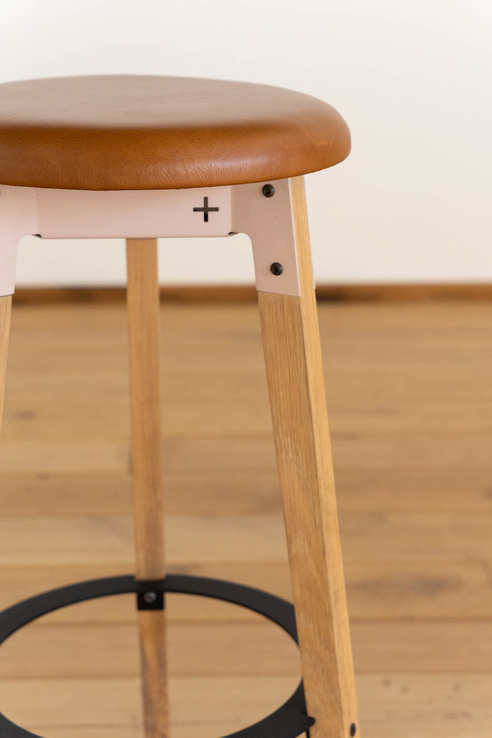 Huguenot Wooden Barstool - Pedersen + Lennard