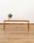 Huguenot Wooden Bench - Pedersen + Lennard