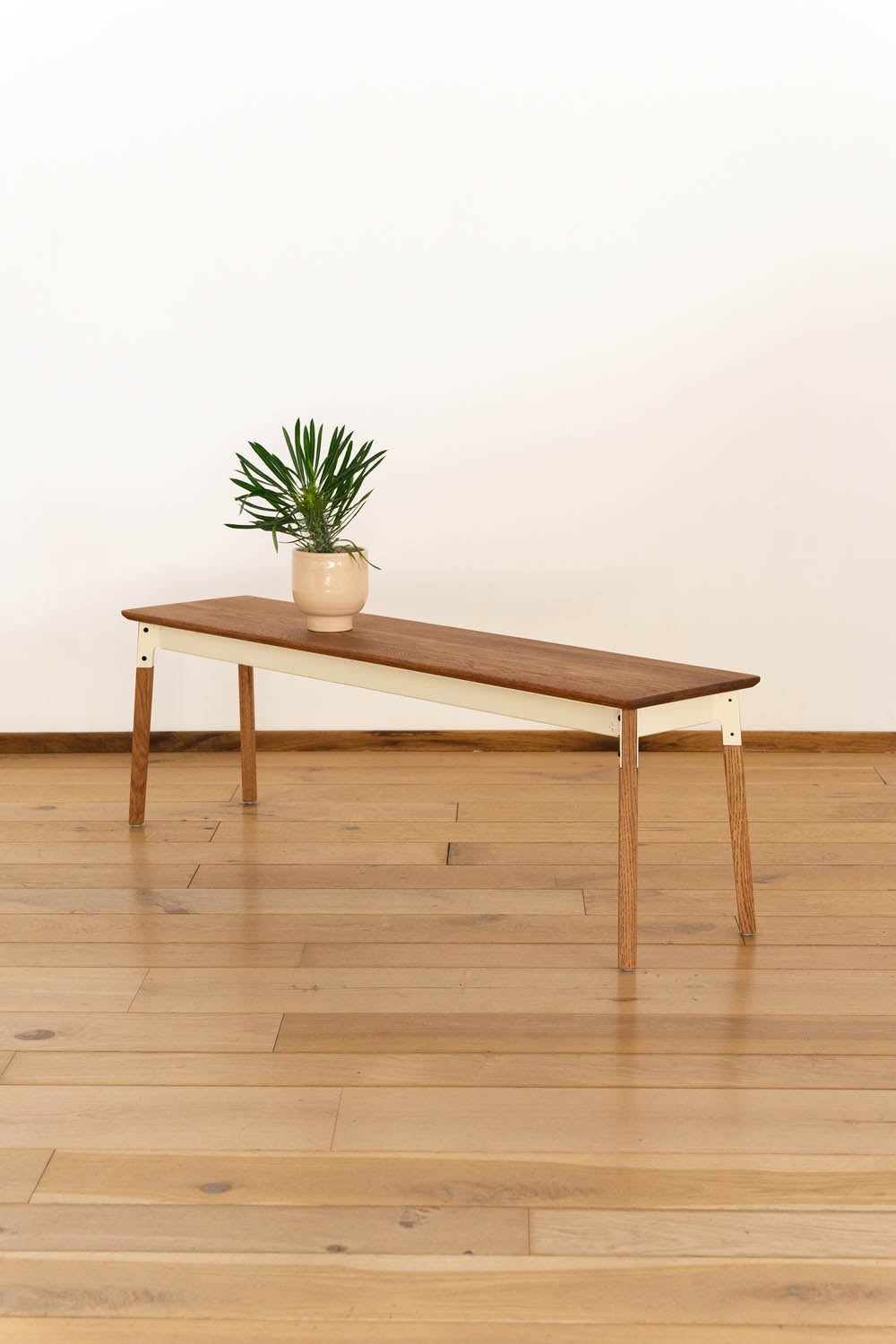 Huguenot Wooden Bench - Pedersen + Lennard