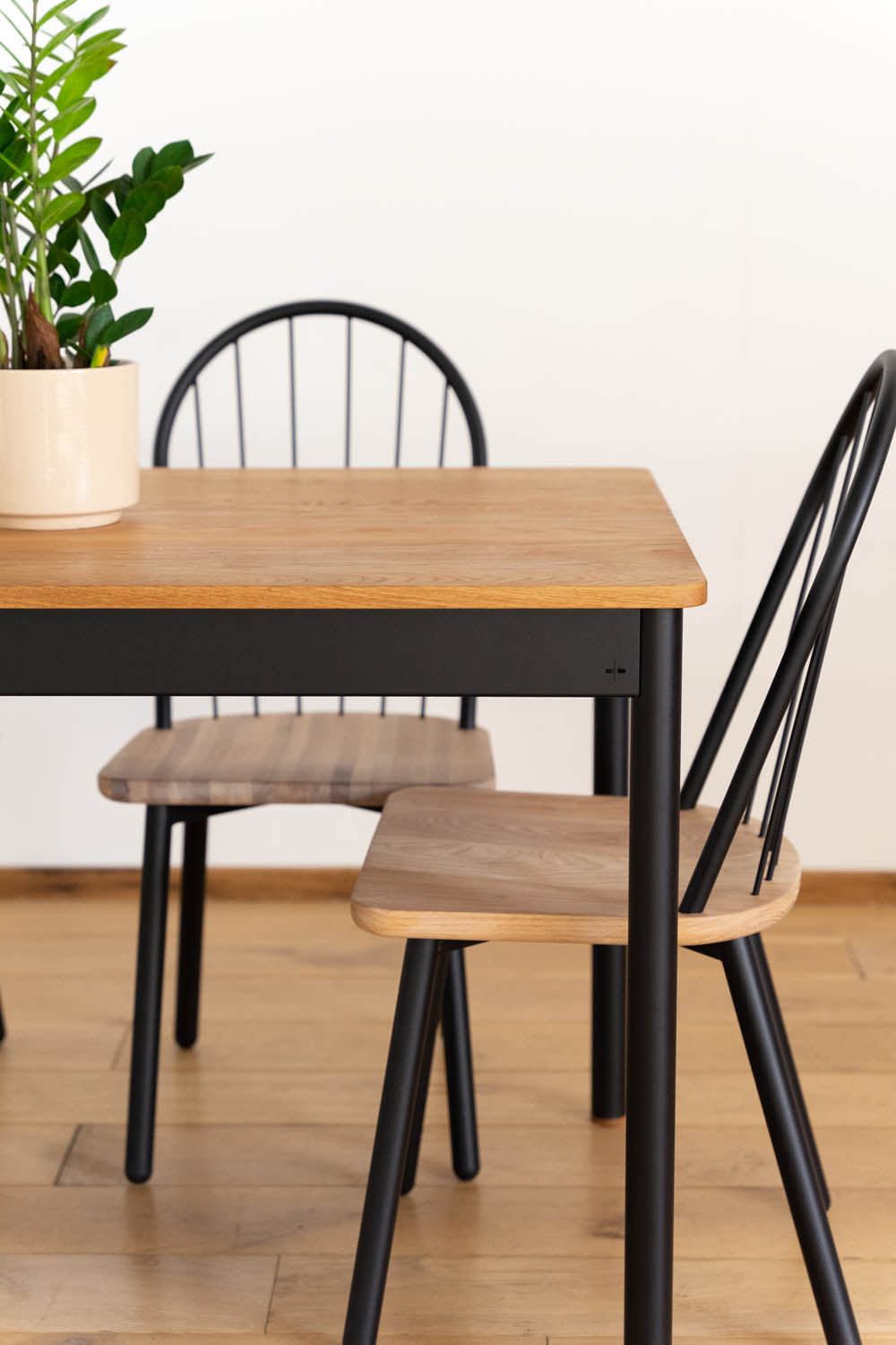 Solid Wood Cafe Table Available in Oak or Ash - Pedersen + Lennard