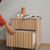 Mason Wooden Bedside Table - Pedersen + Lennard