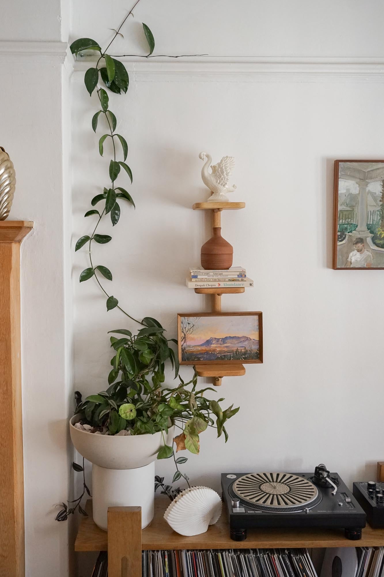 Escarpment Vertical Wooden Shelf - Pedersen + Lennard