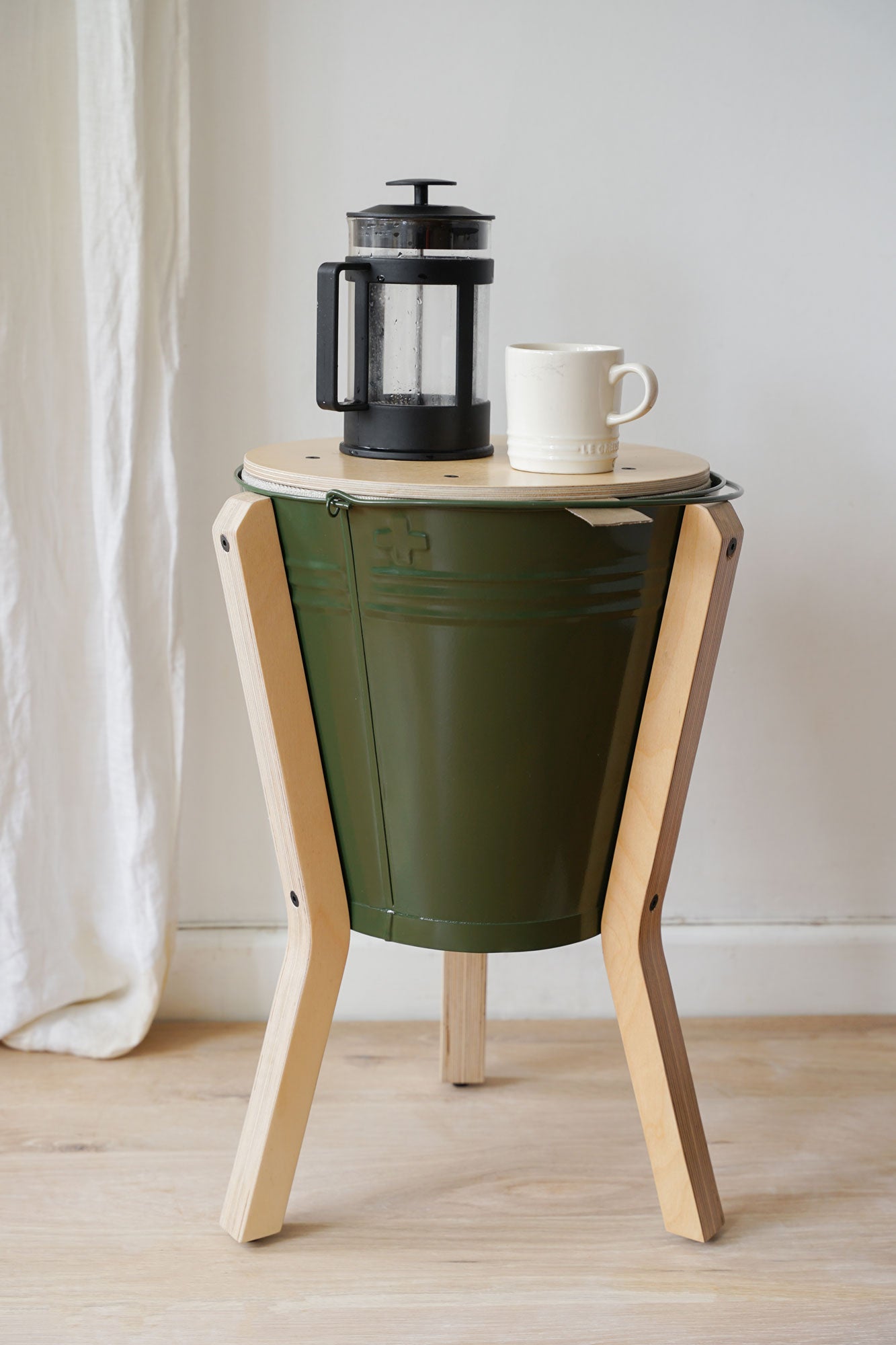 Bucket Stool side table - Pedersen + Lennard