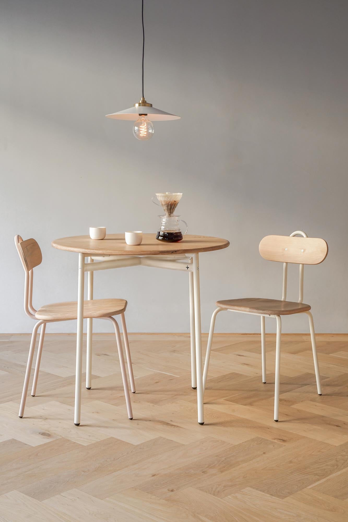 Osaka Wooden Round Table - Osaka Wooden Chair - Pedersen and Lennard