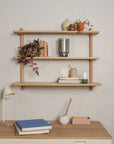 Wooden wall-mounted shelving - Pedersen + Lennard  - Wooden Shelves