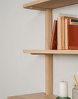 Wooden Shelves - Escarpment wooden wall-mounted shelving - Pedersen + Lennard