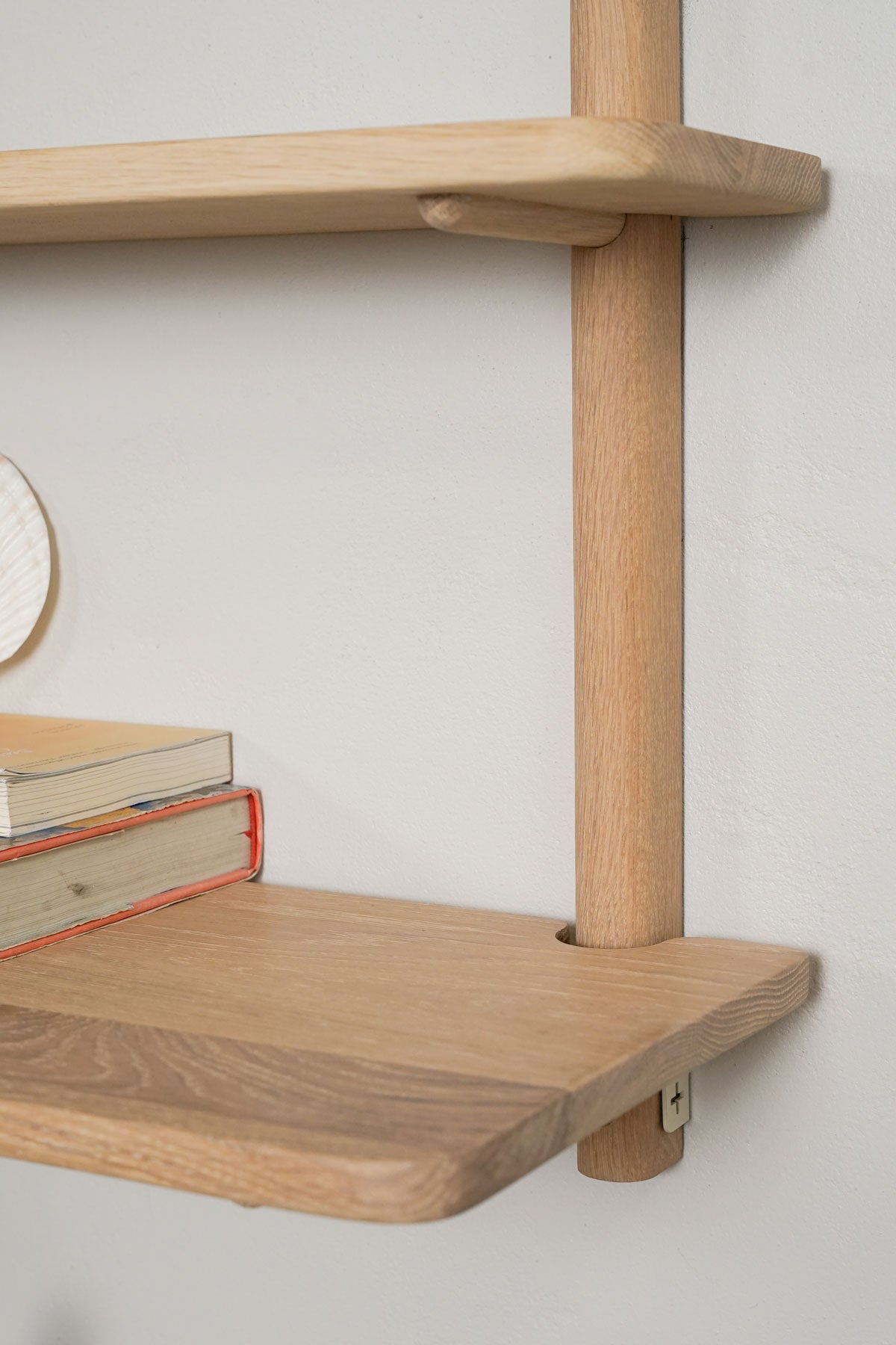 Escarpment wooden wall-mounted shelving - Pedersen + Lennard - Wooden Shelves