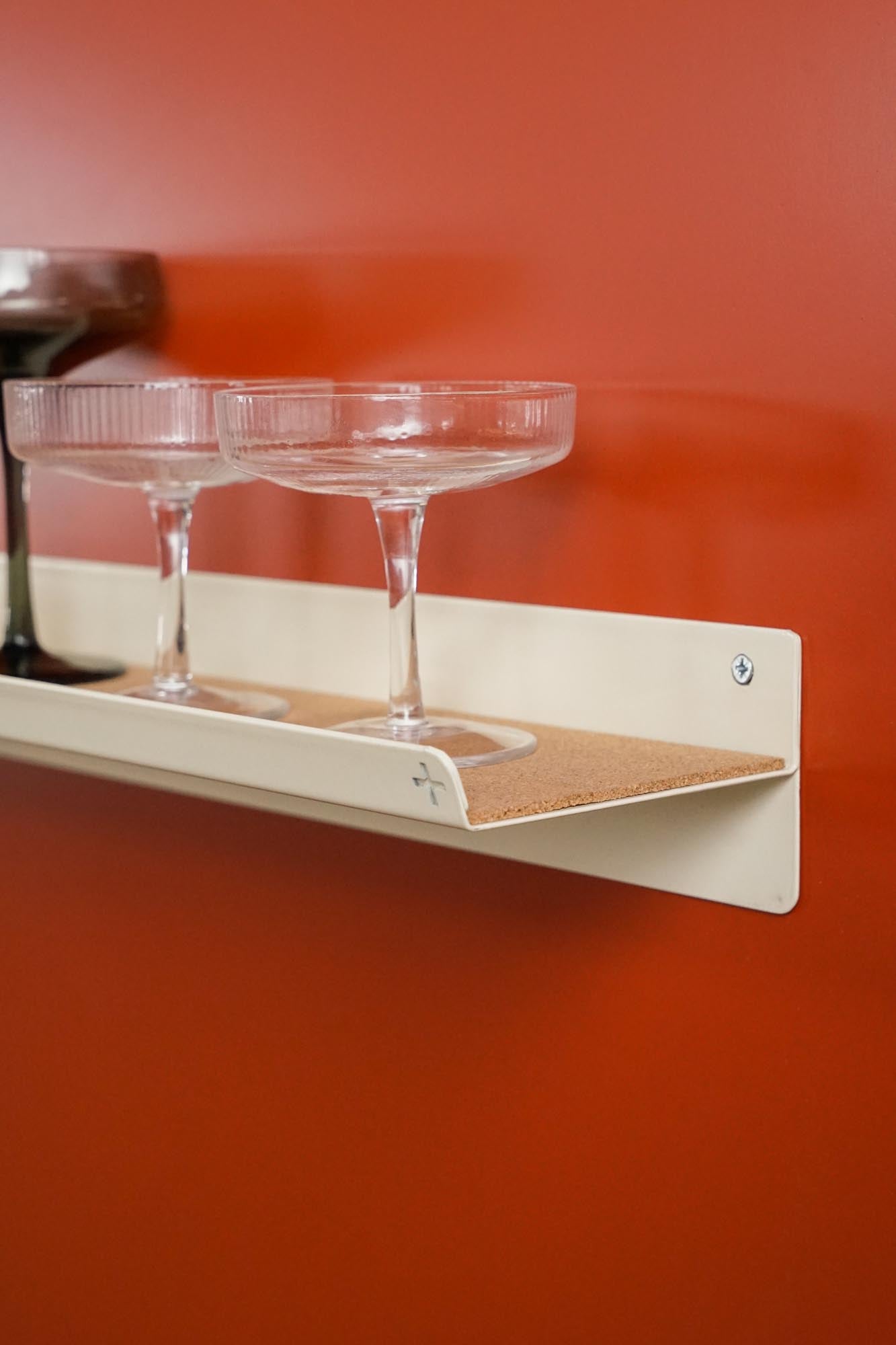 Steel Floating Display Shelf - Pedersen + Lennard