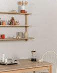 Wooden Shelves - Escarpment wooden wall-mounted shelving - Pedersen + Lennard