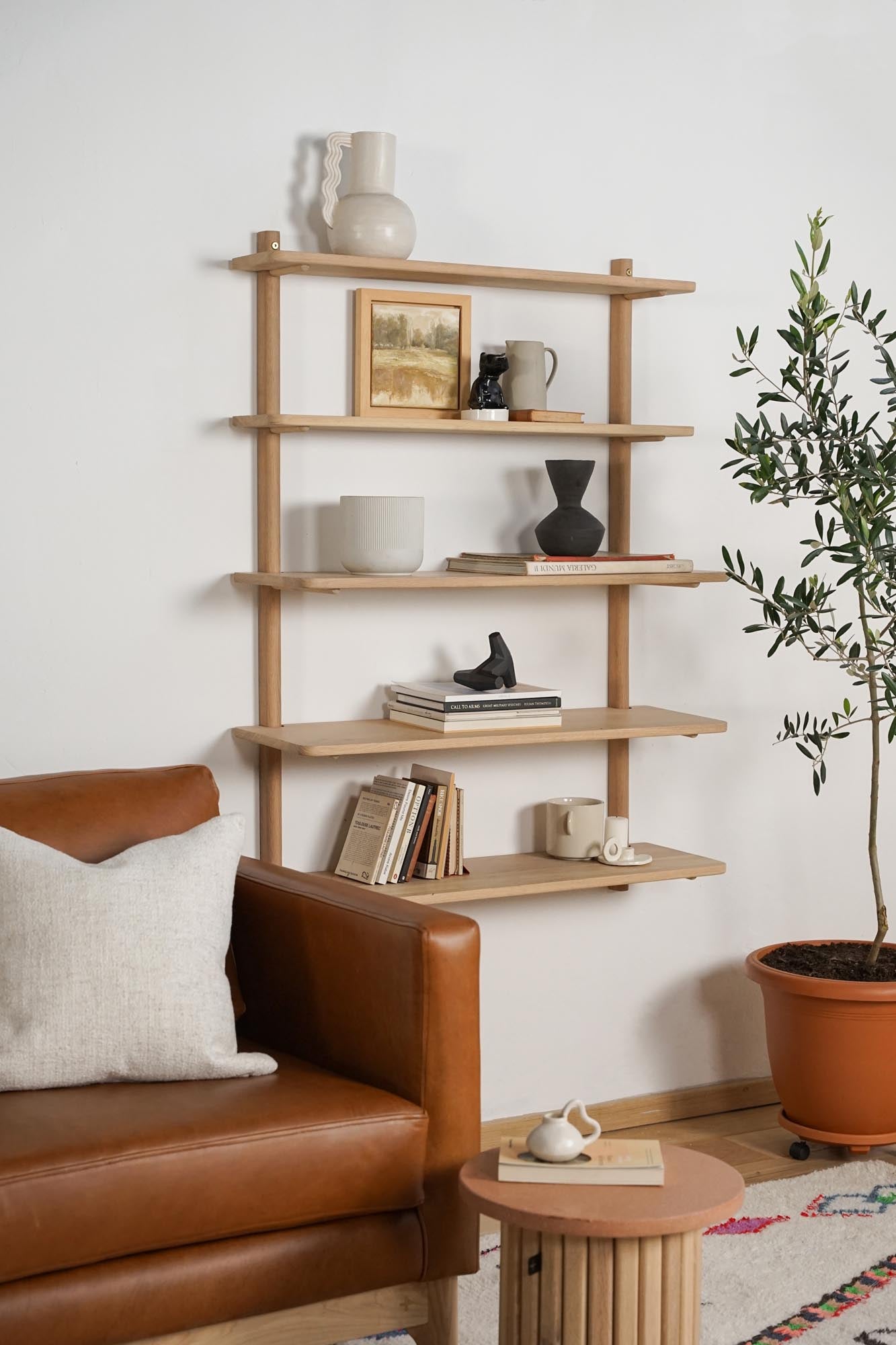 Wooden Shelves - Pedersen + Lennard - Escarpment Shelving 5 Tier