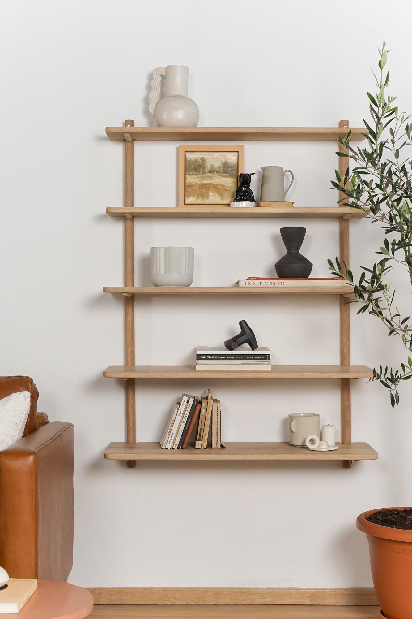 Wooden Shelves - Pedersen + Lennard - Escarpment Shelving 5 Tier