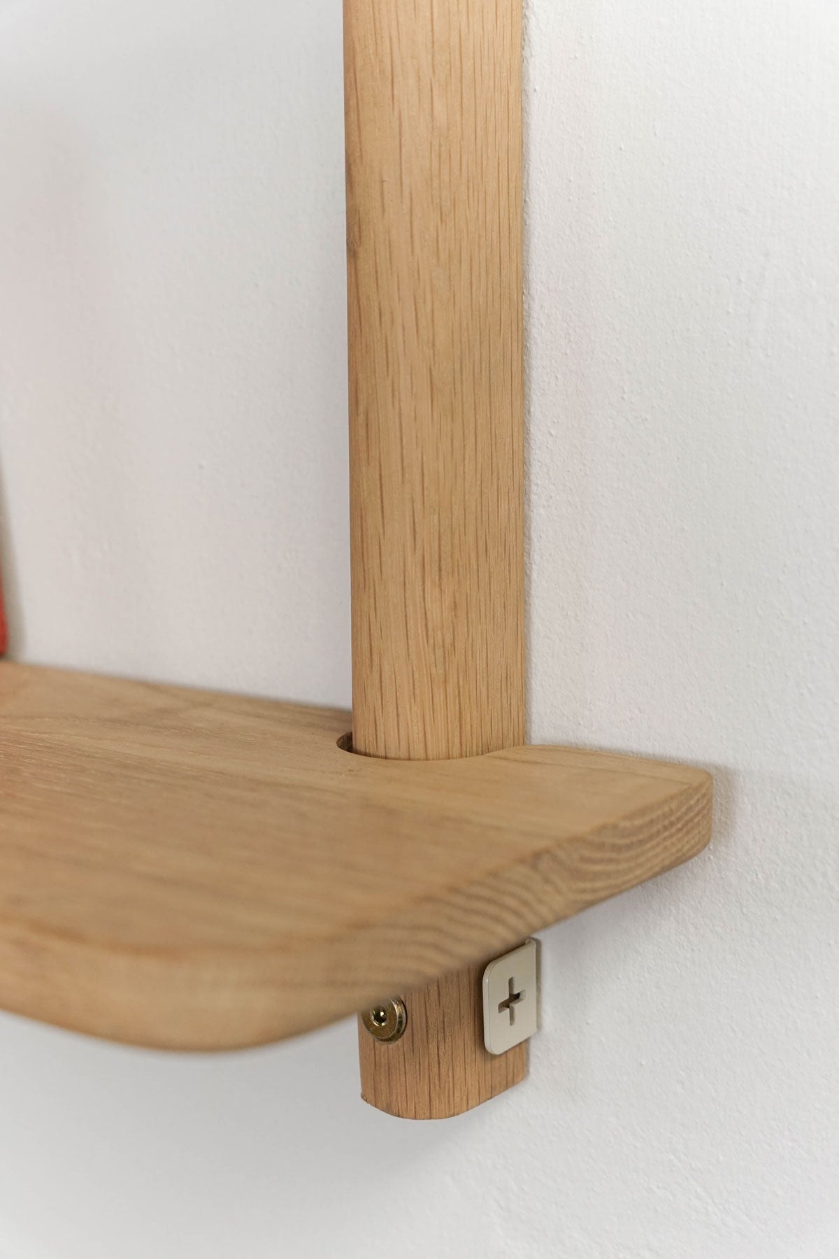 Escarpment wooden wall-mounted shelf- Pedersen + Lennard