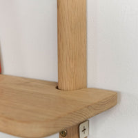 Escarpment wooden wall-mounted shelf- Pedersen + Lennard