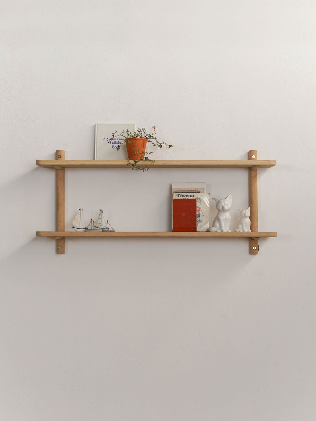 Escarpment wooden wall-mounted shelf- Pedersen + Lennard - Wooden Shelves
