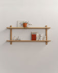 Escarpment wooden wall-mounted shelf- Pedersen + Lennard - Wooden Shelves