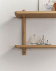 Wooden Shelves - Escarpment wooden wall-mounted shelf- Pedersen + Lennard