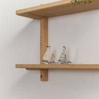 Wooden Shelves - Escarpment wooden wall-mounted shelf- Pedersen + Lennard