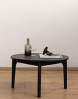 Escarpment Black Wooden Coffee Table - Pedersen + Lennard 