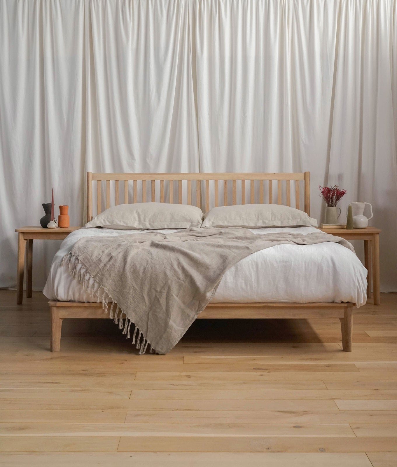 Escarpment Wooden Bed - Pedersen + Lennard