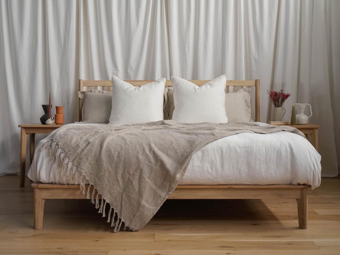 Escarpment Wooden Bed - Pedersen + Lennard