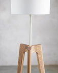 Escarpment wooden floor lamp - Pedersen + Lennard