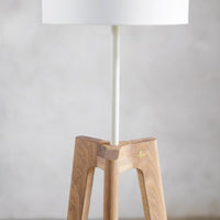 Escarpment wooden floor lamp - Pedersen + Lennard