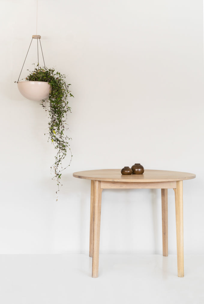 Round Wooden Dining Table - Pedersen + Lennard