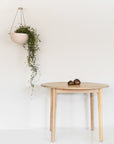 Round Wooden Dining Table - Pedersen + Lennard