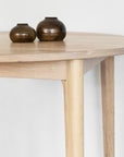 Escarpment Round Wooden Dining Table - Pedersen + Lennard