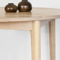 Escarpment Round Wooden Dining Table - Pedersen + Lennard
